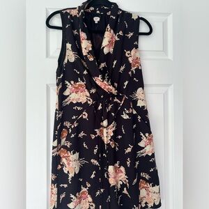 Aritzia Wilfred Black Floral Dress size S